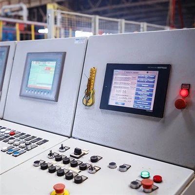 Consola de control del horno
